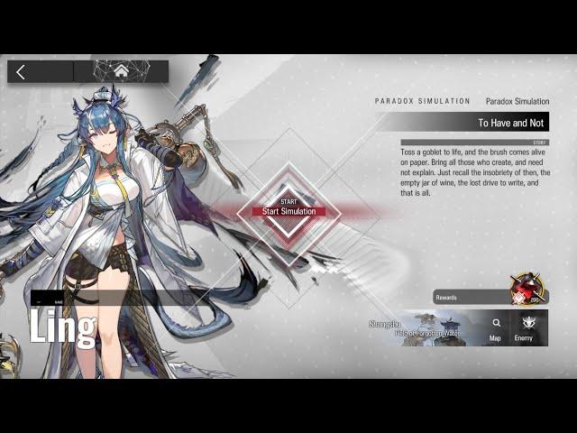 Arknights Paradox Simulation Ling Guide