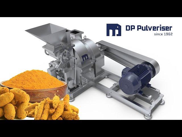 Turmeric/Curcumin Powder Grinding in a DP IP-32 Impact Pulveriser