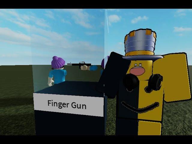 Finger Gun(Or Hand Gun) -Roblox Short Animation Feat. @topatanimations