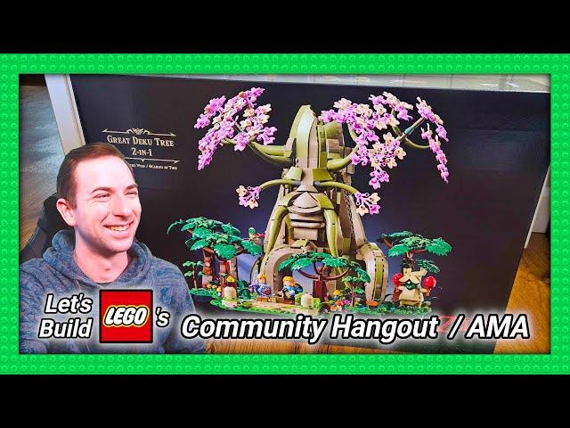 Lets Build LEGO's - The Legend of Zelda Great Deku Tree - AMA chill stream