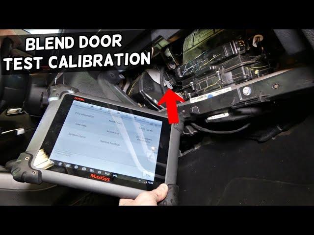 DODGE JEEP CHRYSLER HOW TO TEST BLEND DOOR ACTUATOR AND CALIBRATE