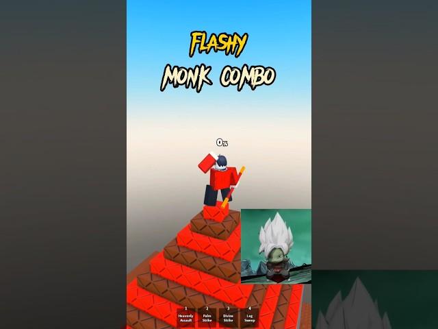 FLASHY monk combo (updated) (Roblox project smash