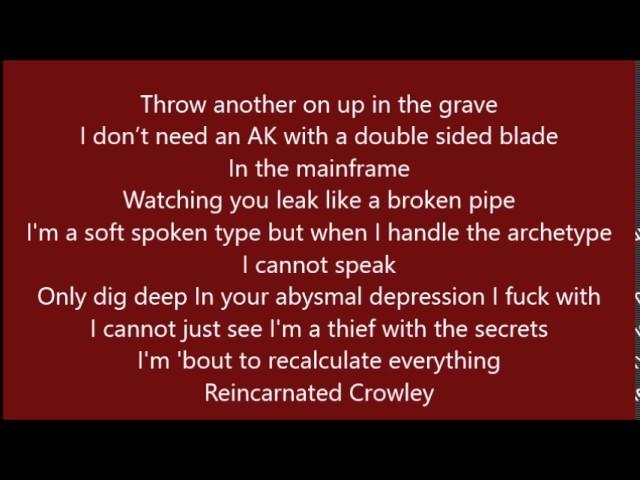 POUYA x GHOSTEMANE - 1000 ROUNDS (LYRICS)