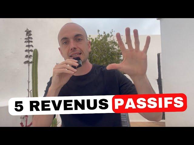  5 REVENUS PASSIFS EN 2024