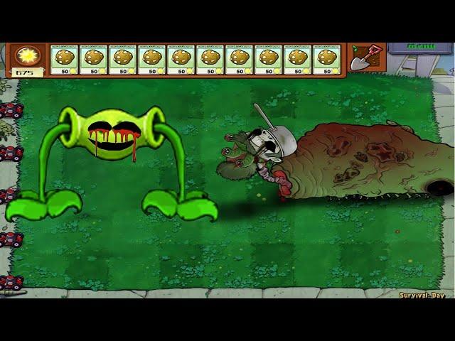 Doom Peashooter vs Horror Horrible zombies vs Horrible zombies - Plants Vs Zombies Hack