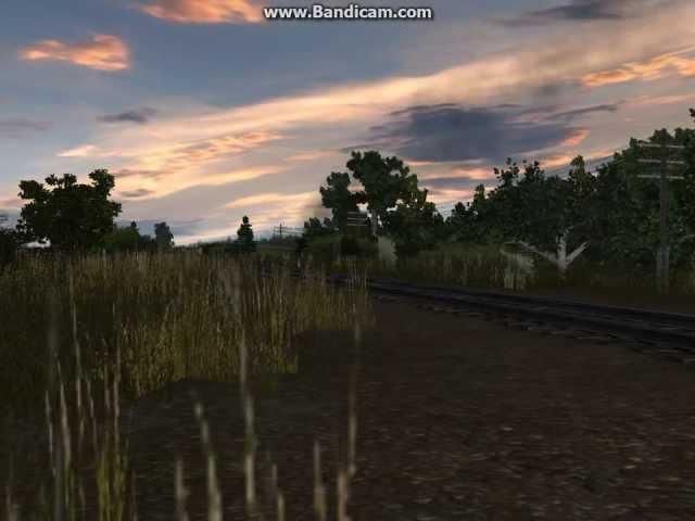 2ТЭ10М-2629 с пригородным в trainz12