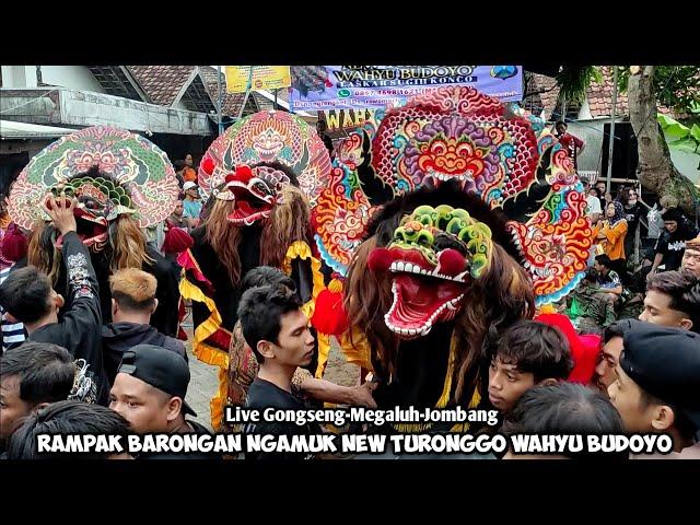 Rampak Barongan Ngamuk Jaranan NEW TURONGGO WAHYU BUDOYO Live Gongseng Megaluh Jombang