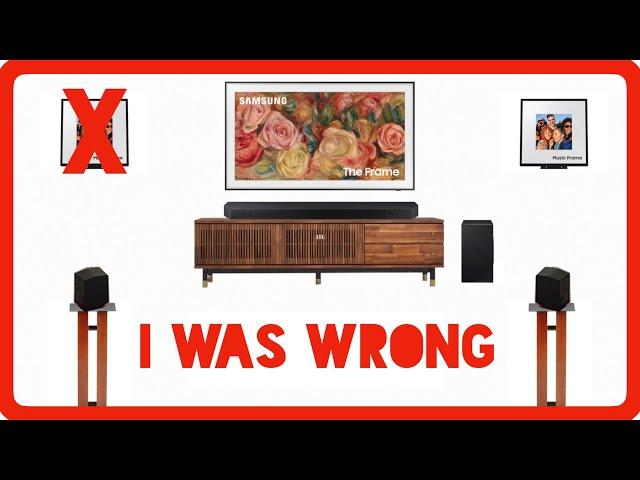 Samsung Music Frame & Q990D:  I Was Wrong 