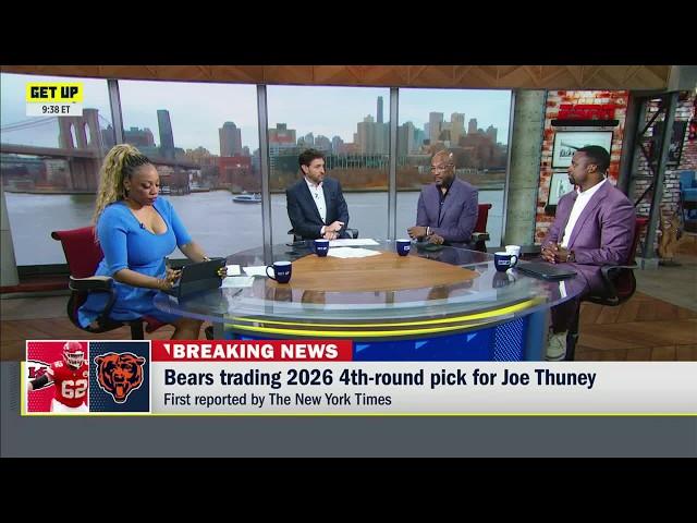  BREAKING  Chiefs trade Joe Thuney to Bears  'CHESS NOT CHECKERS!' - Bart Scott | Get Up