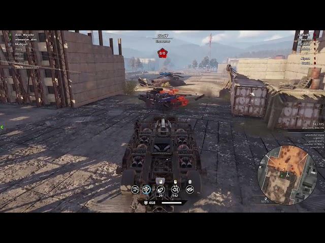 Crossout / Cockpit+Yongwang / high risk but high reward build