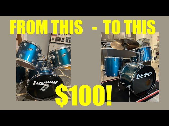 $100 Dollar Drum Set - Drum Vlog #29