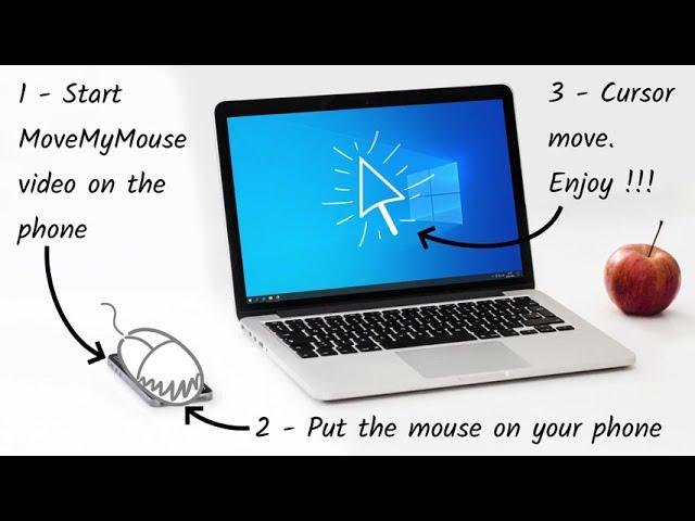 Stop sleep mode for computer without software installation - Mouse jiggler / mover - MoveMyMouse 9H