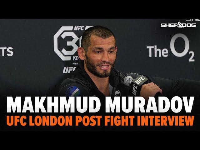 Makhmud Muradov proud to be first UFC fighter from Uzbekistan | UFC London Post Fight