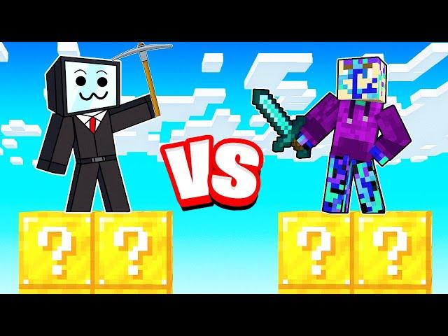 LUCKY BLOCK TOWER RACE with TITAN TV MAN in Minecraft!