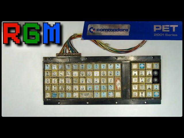 Commodore PET 2001 Part 3 Keyboard Restoration