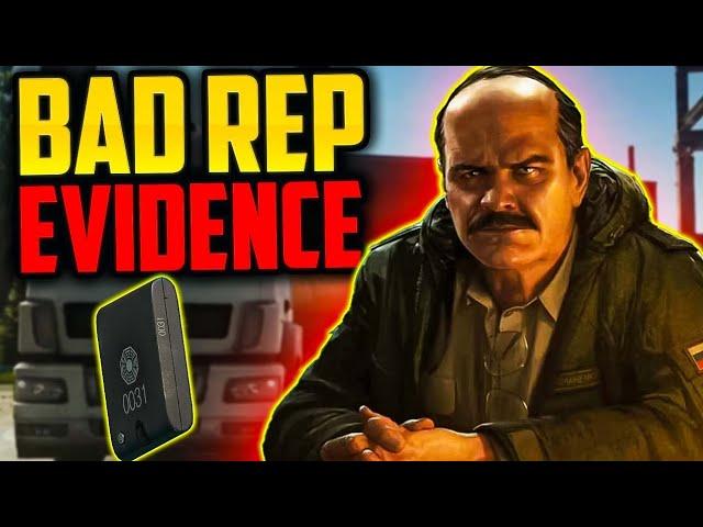 Escape from Tarkov - Bad Rep evidence