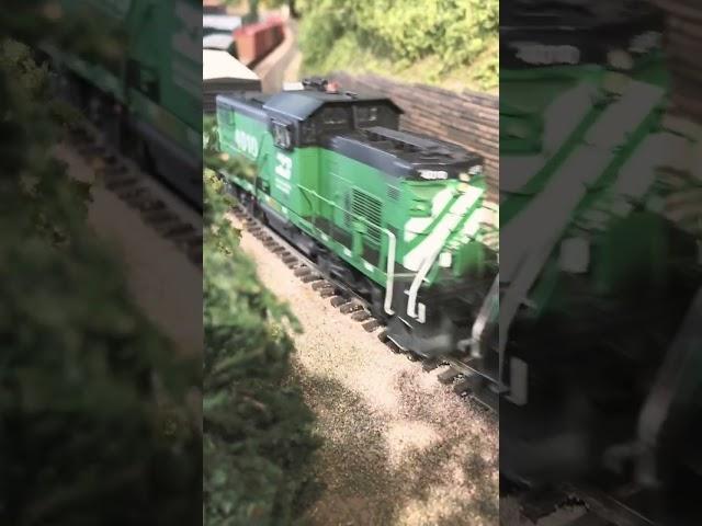 "The Squealer" by Iowa Scaled Engineering in action on Burr Stewart's HO train layout