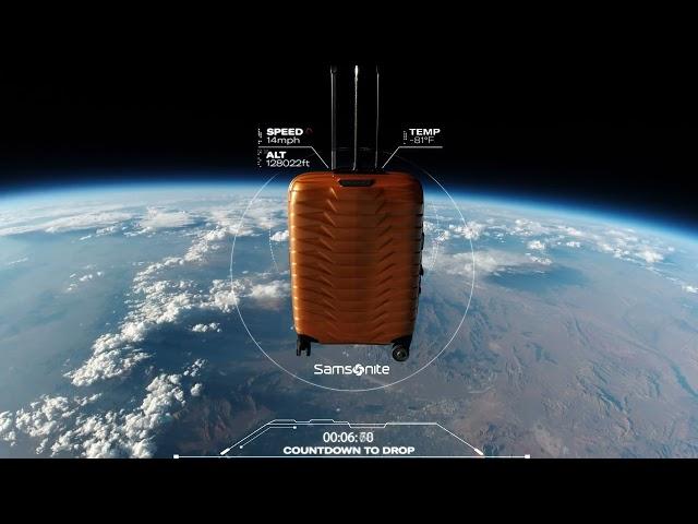 Samsonite's Lightest Suitcase Completes Groundbreaking Journey to the Edge of Space