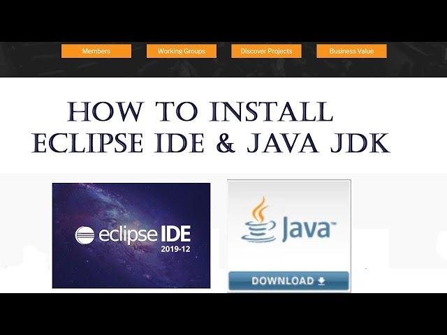 How to Install Eclipse IDE w/ Java JDK 13 on Windows 10