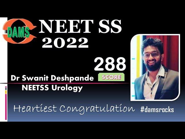 NEETSS Urology | Top Ranker || Dr Swanit Deshpande in conversation with Dr Gaurav Patel