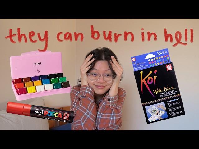 roasting ur fav art supplies