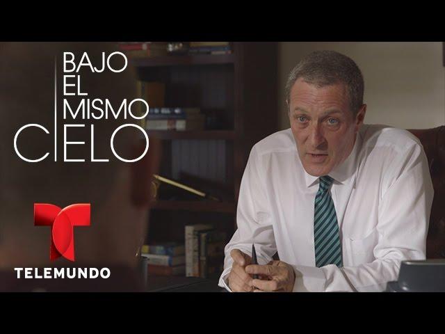 Bajo El Mismo Cielo | Cara cara de Juan Alberto Cepero y Andrés Cabrera | Telemundo  Novelas