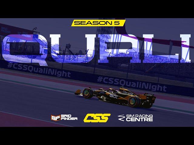 CSS | PC F1 | Season 5 - Qualifying Night | COTA