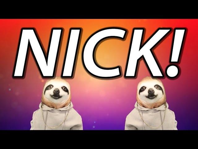 HAPPY BIRTHDAY NICK! - SLOTH HAPPY BIRTHDAY RAP