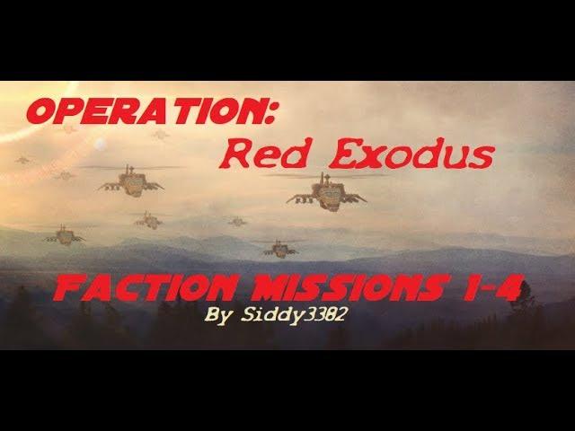 War Commander - Operation: Red Exodus, Faction Track missions 1-4.