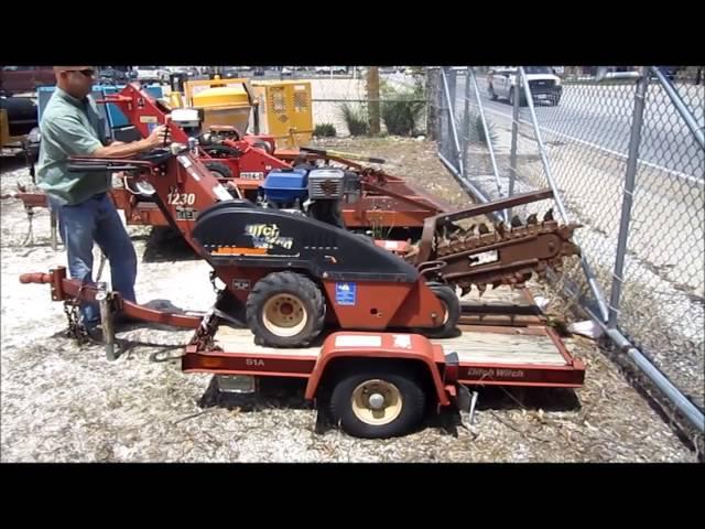 2001 Ditch Witch 1230H walk-behind trencher for sale | sold at auction July 30, 2015