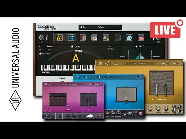 LIVE | All the NEW Universal Audio Plugins with UA - Tune in to WIN!!