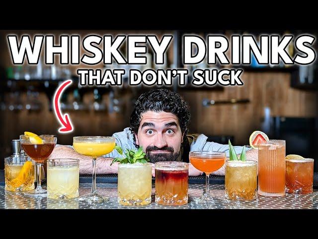 Easy Whiskey Cocktails That DON'T Suck!