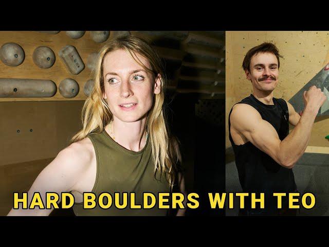 I'm the strongest I've ever been? Hard boulders with Teo