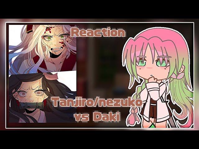 Hashira reaction to Tanjiro/Nezuko vs Daki [Rus/Eng]