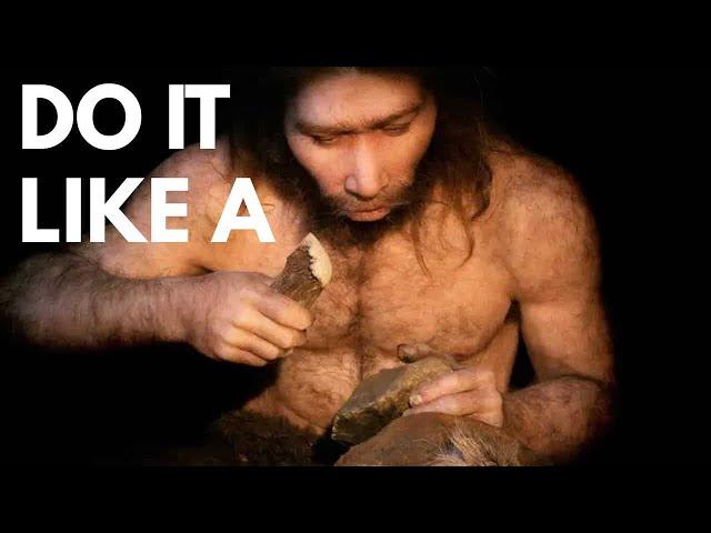 Let´s do it like a Neanderthal! Neanderthal fire making.