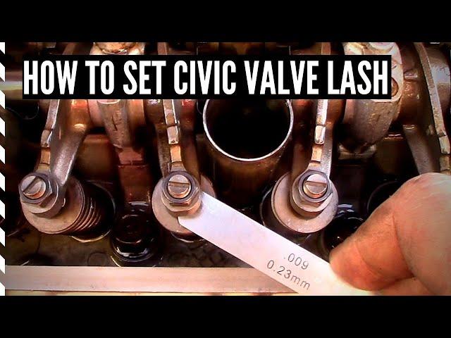 How to Adjust Honda Civic D Series Engine Valve Lash (D15, D16)