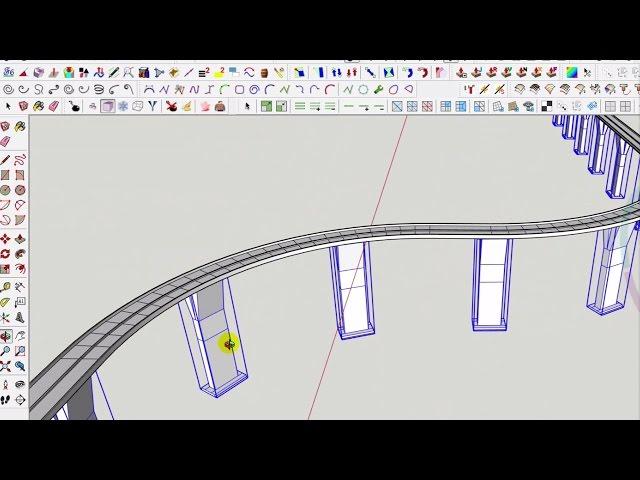 tutoriel Sketchup -création d'un pont