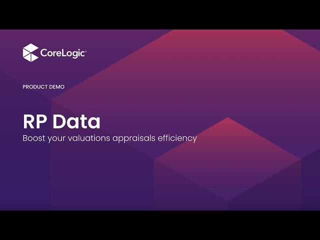 Boost your valuations appraisals efficiency with RP Data | Product Demo