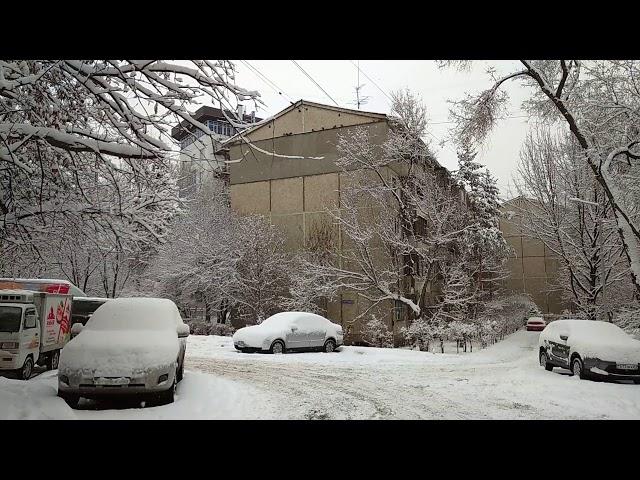 Алматы | Таугуль | ЖК между Щепкина и Шкандыбаева | Зима