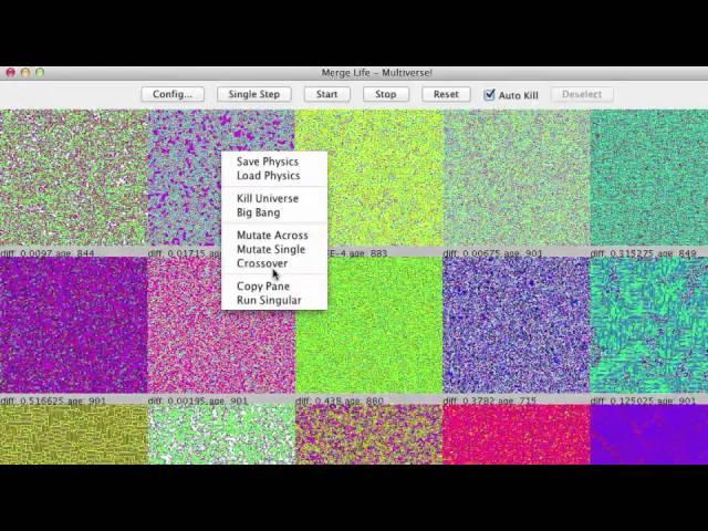 Finding interesting Cellular Automata by evolving universal constants using a genetic algorithm