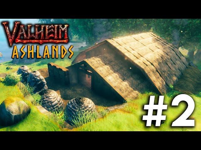 Valheim Longhall Build: Let's Play Episode 2