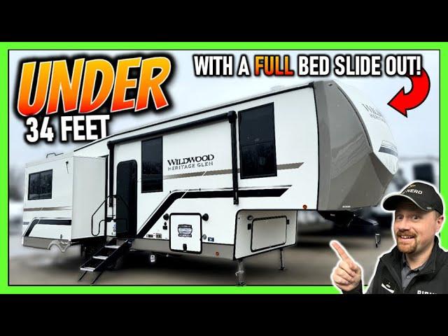 Under 34ft with Full Bed Slide! 2024 Heritage Glen 286RL Fifth Wheel RV