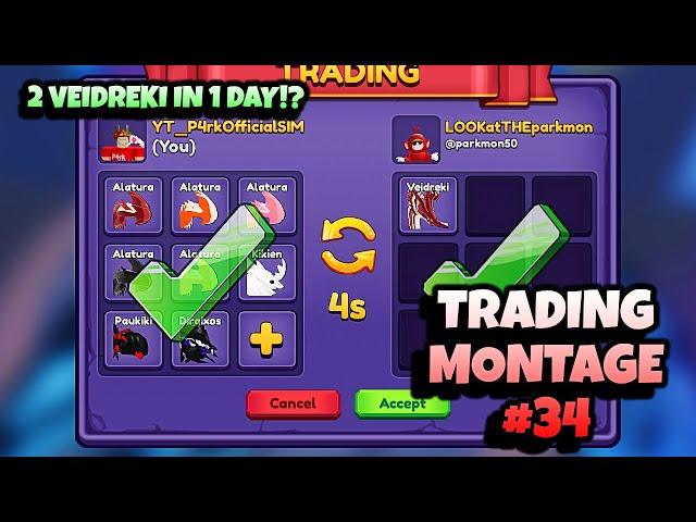 Trading Montage #34 | Trading 2 VEIDREKI in 1 DAY?  Dragon Adventures Fantasy | Roblox