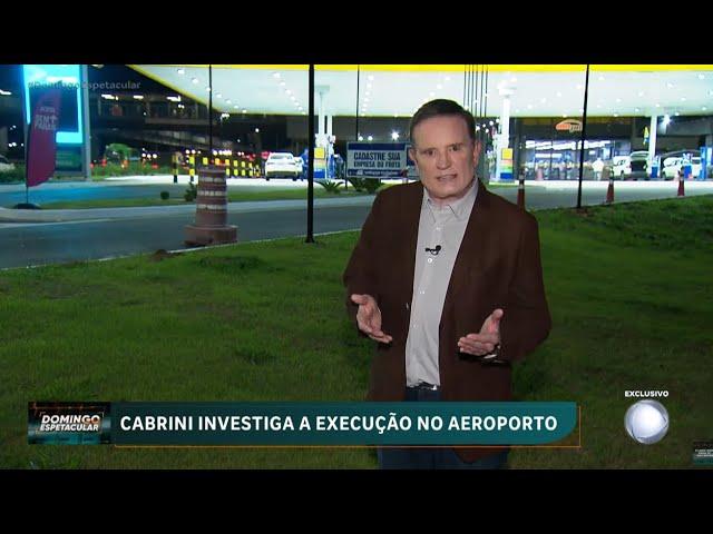 Exclusivo: Roberto Cabrini traz novidades sobre o caso da execução de Vinicius Gritzbach