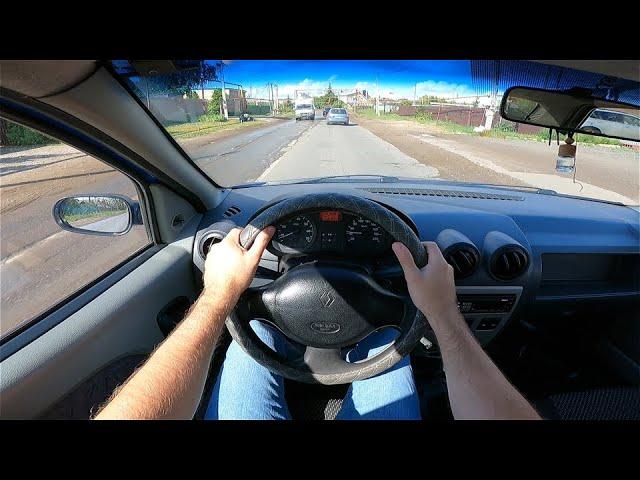 2006 Renault Logan POV Test Drive