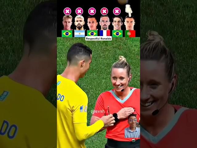 Ronaldo VS Ribery VS Aguero VS Kaka and othes | Players vs Female Referees