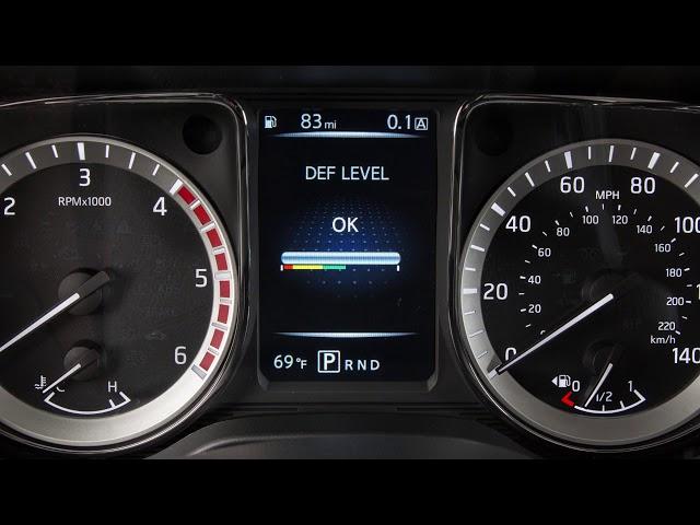 2019 Nissan TITAN - Diesel Exhaust Fluid (DEF) (Diesel Models Only)