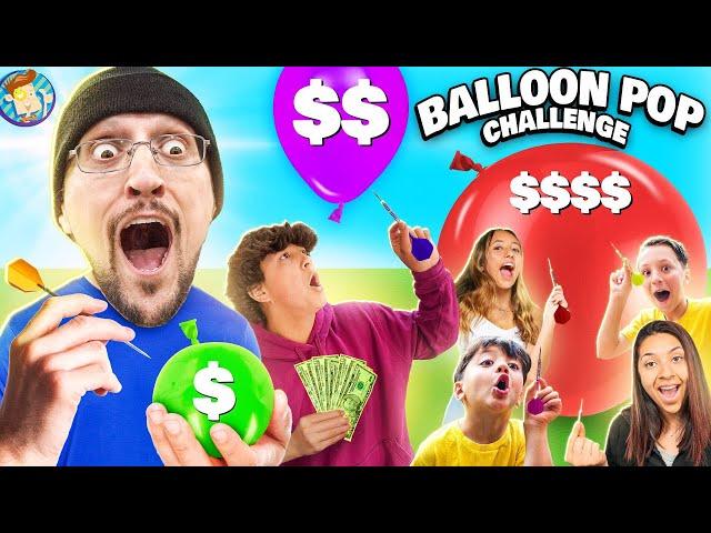 Escape the BALLOON ROOMS! Who Wins the Cash Prize?   (FV Family Challenge)
