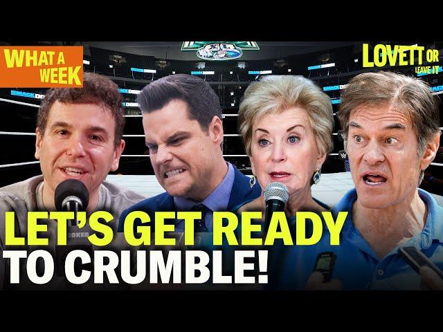 Matt Gaetz Drops Out of Trump's Cabinet But Dr. Oz & Linda McMahon Slither in