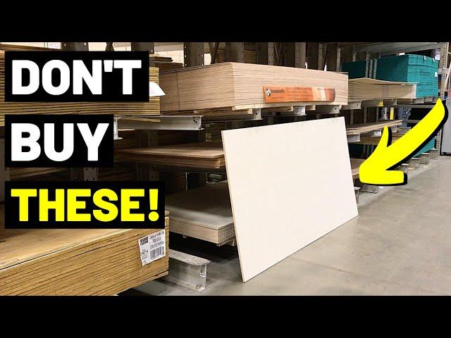 Don't Buy FULL PLYWOOD SHEETS If You Don't Need Them! TRY THIS...(Pre-Cut Plywood)